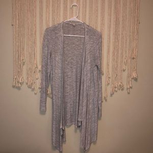 Gray cardigan